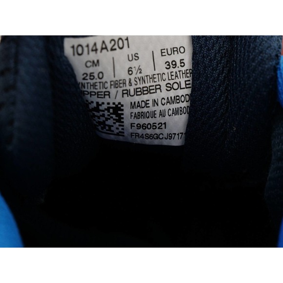 Asics Gel Excite 8 Kids 8 GS Running Shoes Blue Mesh Lace Up Athletic Sneaker - Picture 9 of 10